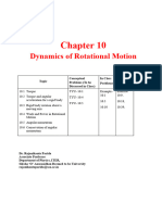 Chapter - 10 - Dynamics - of - Rotational - Motion - R K Parida