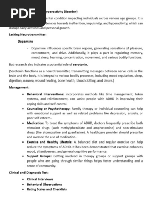 MEDSURG ADHD