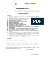 Requerimiento de Personal: Cooperativa de Ahorro Y Credito Abierta "Madre Y Maestra" R.L. Con Licencia de