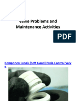 Valve Problems and Maintenance Activities