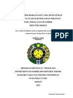 (123dok - Com) Sistem Pemeliharaan Dan Cara Pengaturan Safety Valve Katub Pengaman Tekanan Pada Peralatan Di Pabrik