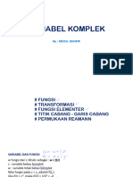 Variabel Kompleks (Fungsi, Transformasi, Elementer) A