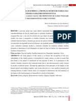 O Afeto Como Valor Jurídico: A Proteção Do Bem de Família Das Entidades Familiares Homoafetivas