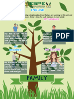Green Brown Simple Cartoon Family Tree A4 Document
