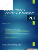 VU21997 - Expose Website Security Vulnerabilities - Class 5 XSS