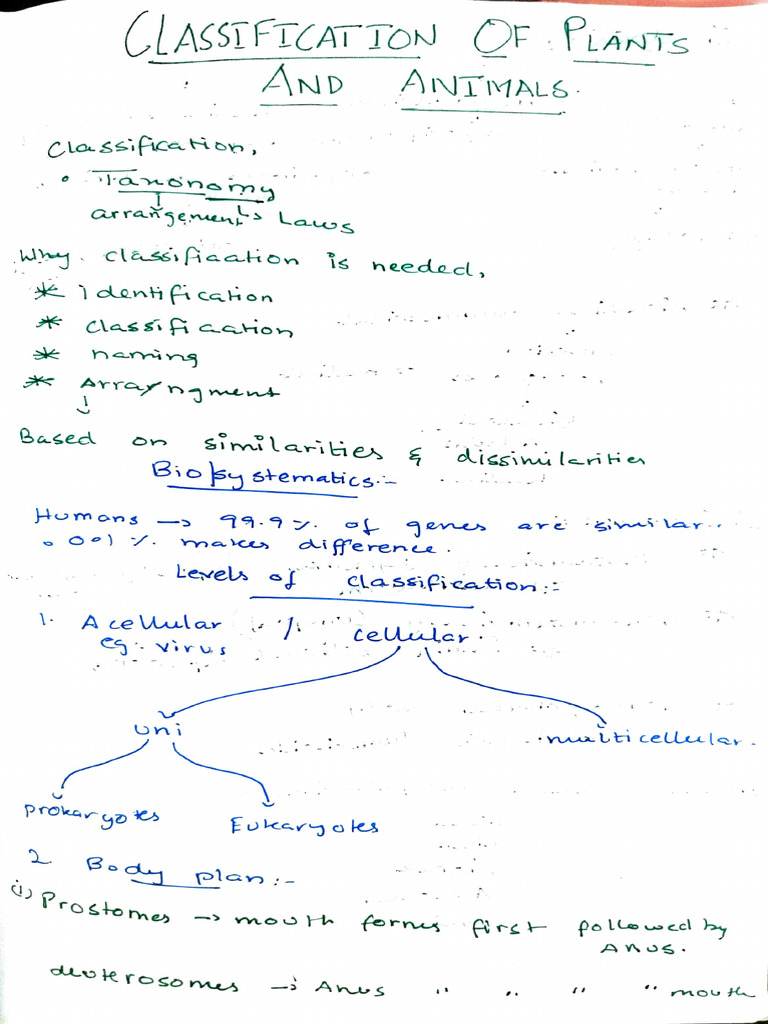 Classification of Living Organisms | PDF