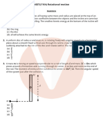 NEET: (11th) Rotational Motion: Questions