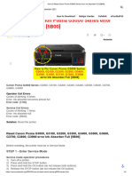 How To Reset Canon Pixma G3000 Series Error Ink Absorber Full (5B00)