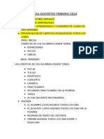 Agenda Docentes Febrero 2024