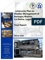 Community Plan On Disaster Management of