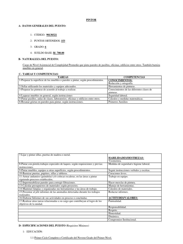 Pintor Pdf