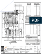 Floor Plan Schedule of Doors & Windows: Food Service CH W.C. CH CH CH CH FR CH