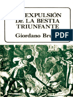 La Expulsión de La Bestia Triunfante - Giordano Bruno