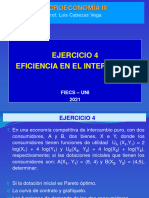 Ejercicio 4 Eficiencia en El Intercambio