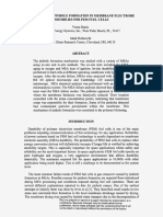 Mechanism of Pinhole Formation in Membrane Electrode Assemblies For Pem Fuel Cells