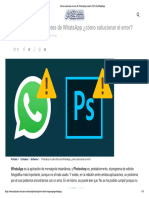 Cómo Solucionar El Error de Photoshop Al Abrir JPEG de WhatsApp