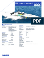 Product Sheet Damen Interceptor 1503 FRP Outboard