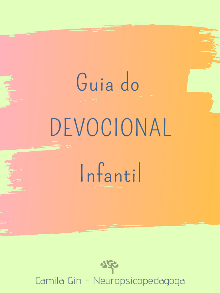 Guia Do Devocional Infantil CAMILAGIN | Download grátis PDF | Oração