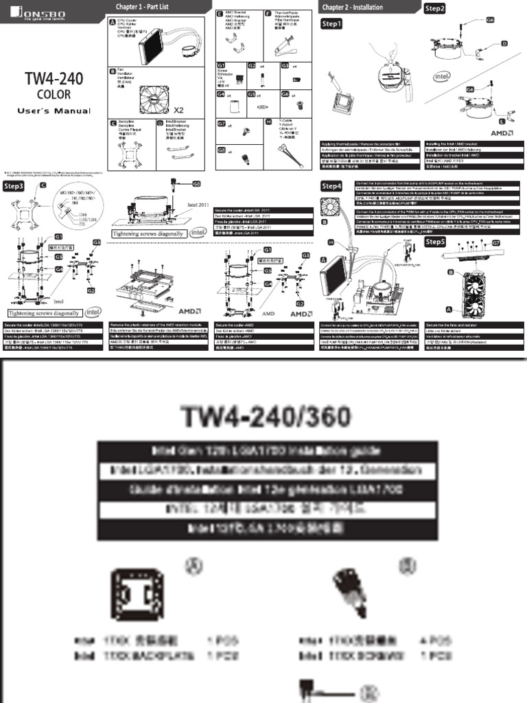 TW4-240 Installation Manual | PDF