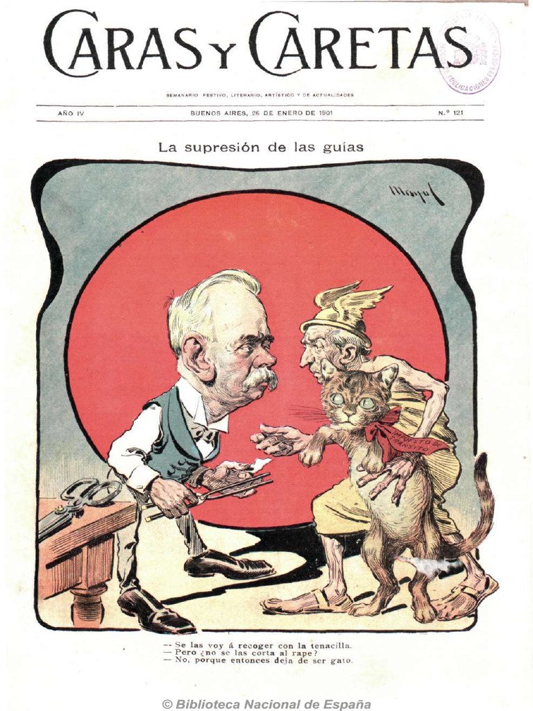 Caras Y Caretas Buenos Aires 26 1 1901 N º 121 Pdf