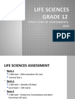 Grade 12 Assessment Structure