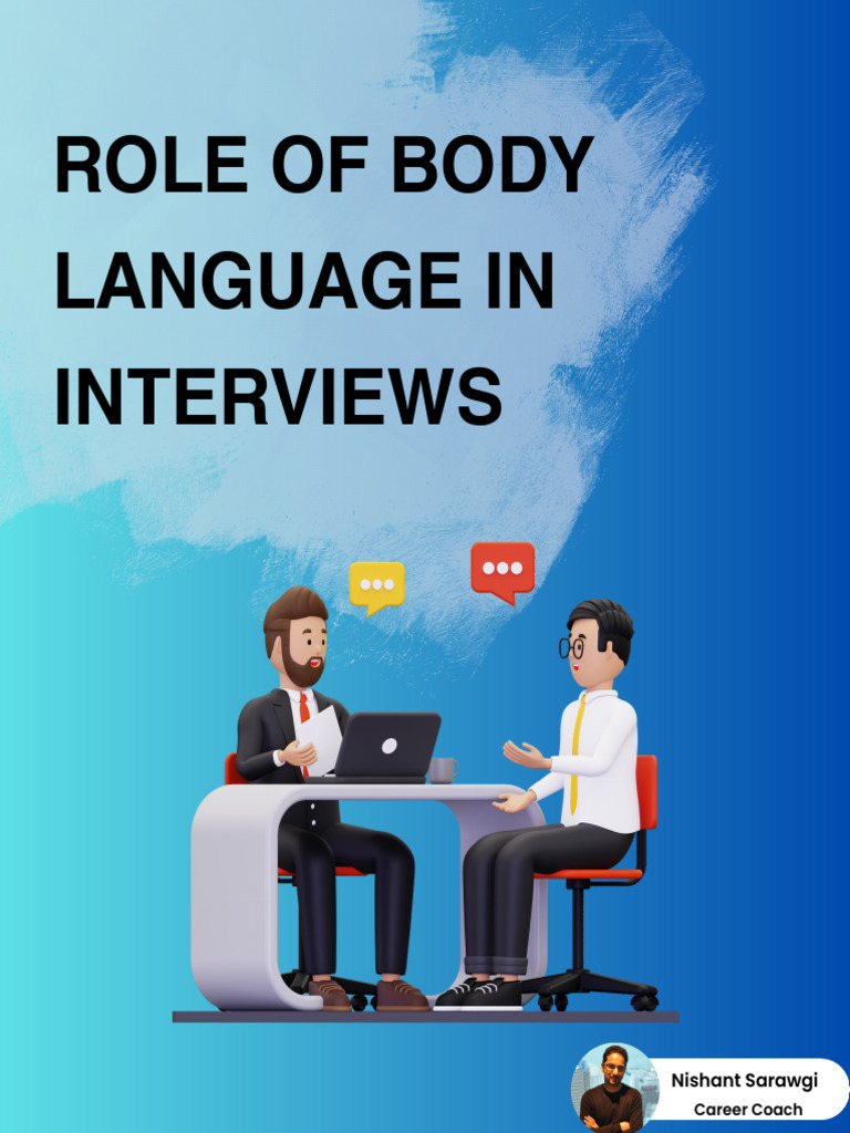 Body Language Tips for Interviews | PDF | Body Language | Psychology