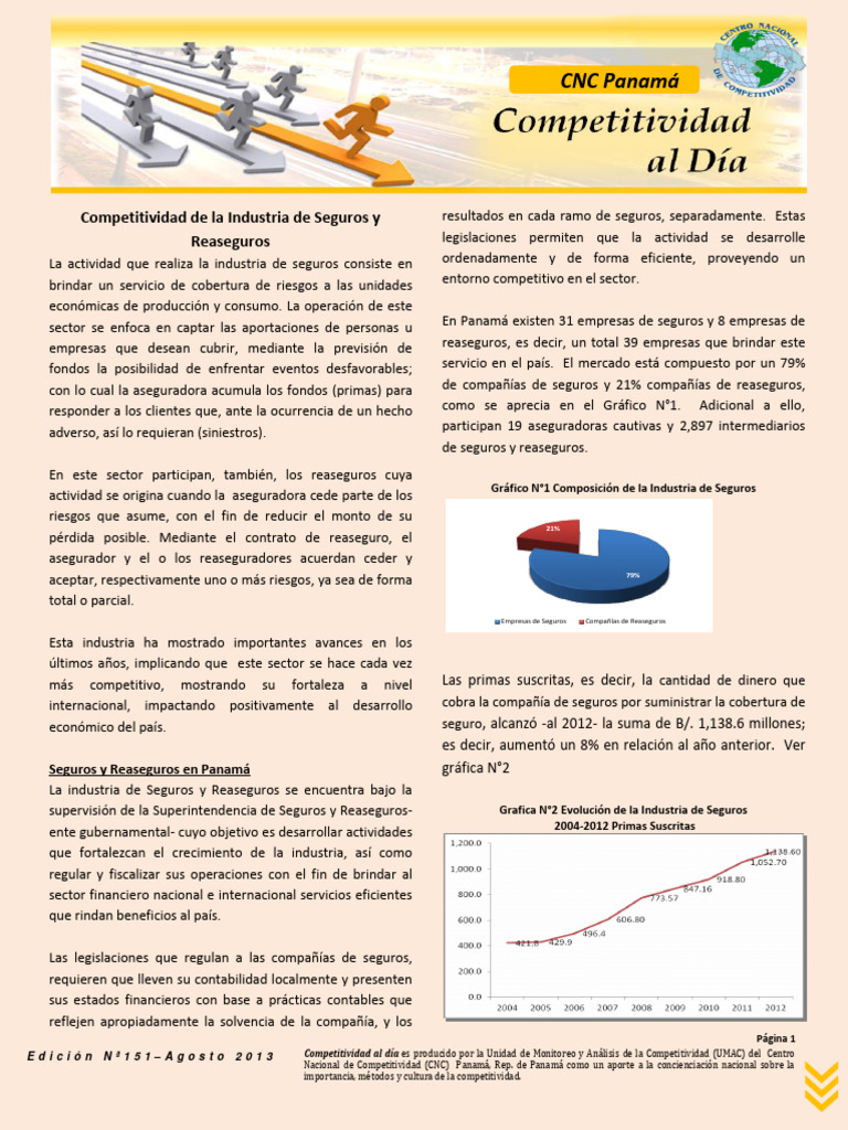 Competitividad en Seguros y Reaseguros Panamá | PDF | Seguro | Reaseguro