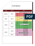 Jadwal Tatap Muka