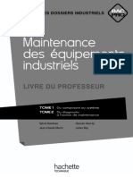 Maintenance Des Equipements Industriels Bac Pro Livre Professeur Ed2011 2011814189 9782011814180 Compress