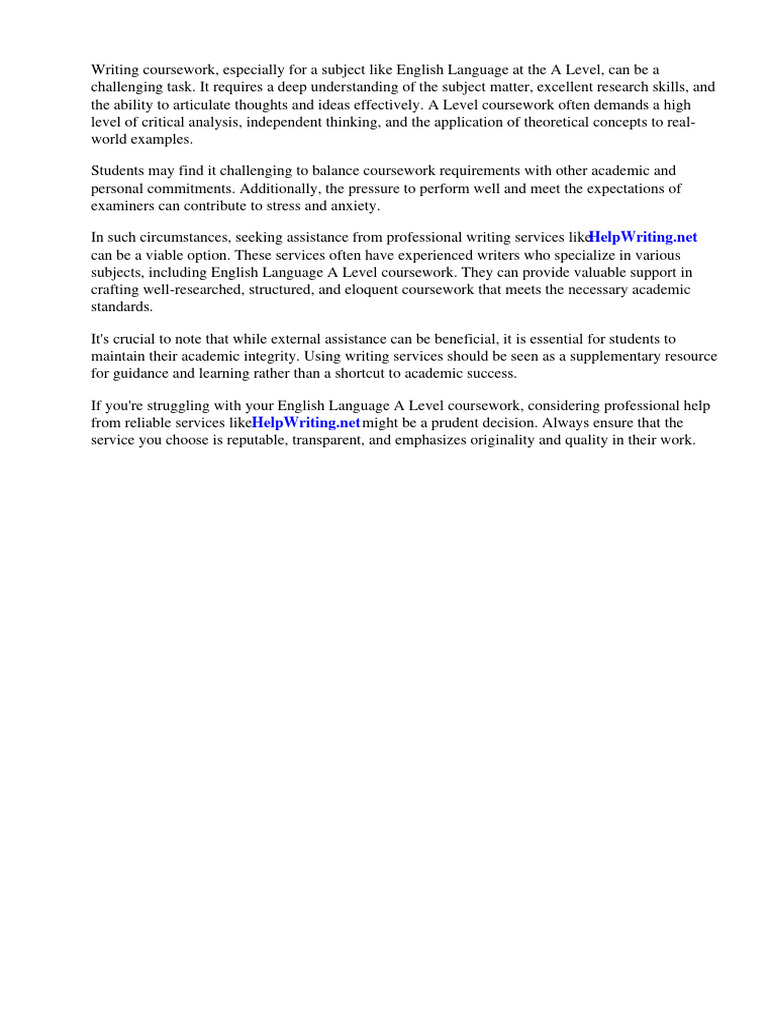 English Language A Level Transcript Coursework | PDF