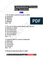One Word Substitutions MCQ Set - 9 (Pdfking - In)