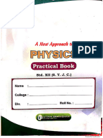 Physics Practical Book (12th State)