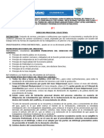 Material de Estudio# 1 Seccion A Jul. 2021 y para Primer Parcial Procesal Del Trabajo II, Sec A, 8o.semestre, Lic Edwin Itzep Guzmán.