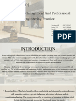 Industrial Management and Professional Engineering Practice: Activity-01