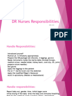 DR Nurses Responsibilities