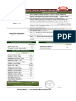 E.T. Aceite Refinado de Semillas (Soja Gmo - Gsol) - Blend Soybean Oil Gmo - Sunflower Oil