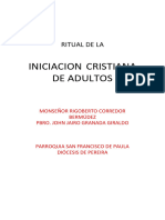 RITUAL DE LA Iniciacion Cristiana de Adultos OK