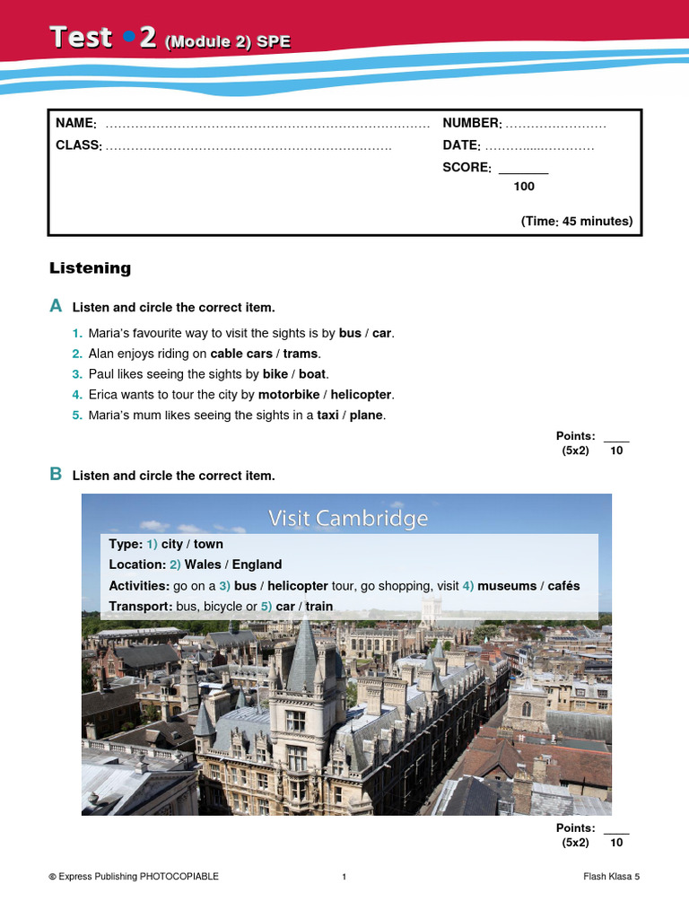 Flash Kl 5 Test Mod 2 Spe Pdf Vehicles Land Transport