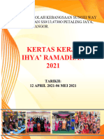 Kertas Kerja Ihya Ramadhan 2021