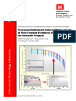 Permanent Seismically Induced Displacement of Rock-Founded Structures Computed by The Newmark Program