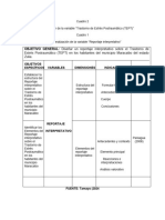 Cuadro de Variables