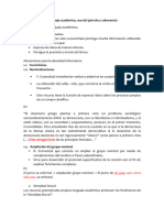 Lenguaje Académico, Párrafo y Coherencia