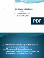 Materi Surat Lamaran (Kebahasaan)