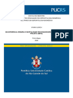 Incontinência Urinária e Mortalidade em Nonagenários e Centenários Do Projeto AMPAL