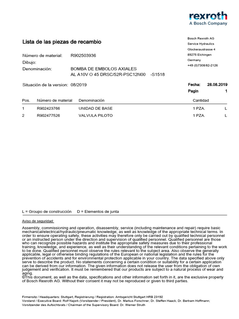 lista-de-las-piezas-de-recambio-r902503936-dibujo-n-mero-de-material
