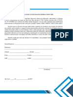 Termo de Autorização Empresa PDF