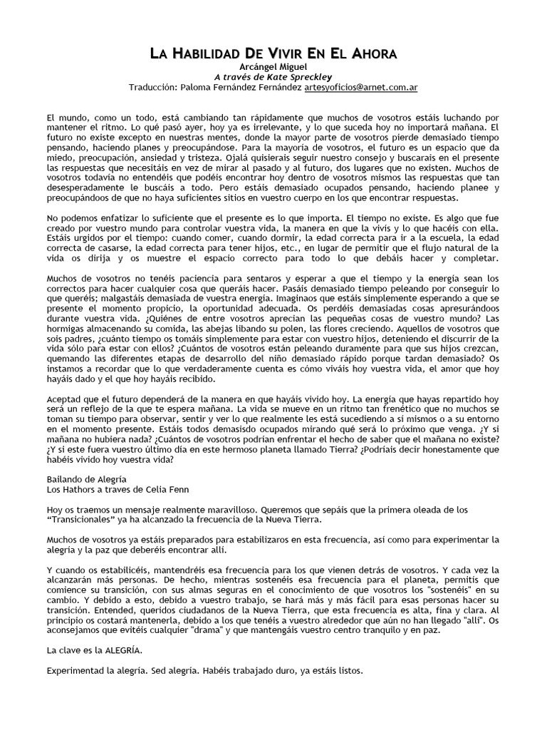Vive el presente: Encuentra la alegría | PDF