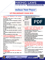 Up PCSJ Prelims 2018 Exam Paper 202