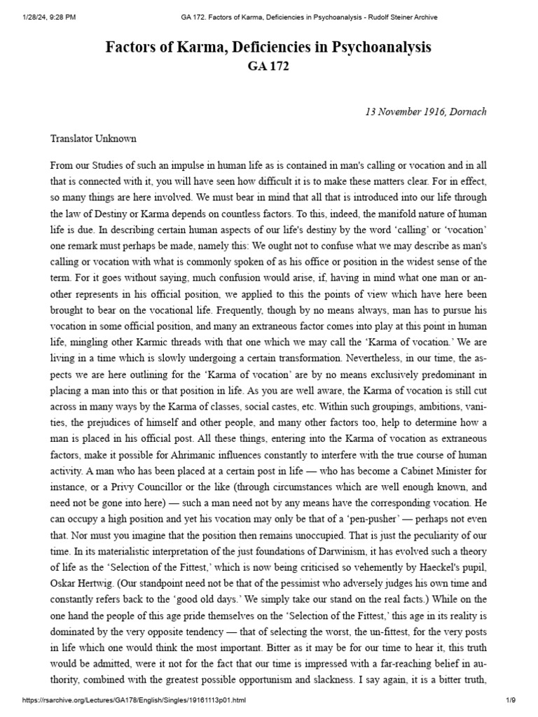 Karma & Psychoanalysis Insights | PDF | Soul | Karma