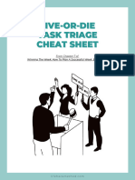Lifehack Method Live or Die Task Triage Cheat Sheet